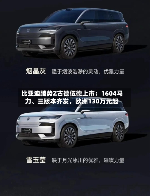 比亚迪腾势Z古德伍德上市：1604马力	、三版本齐发，欧洲130万元起-第3张图片