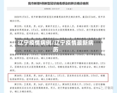 辽宁疫情病例/辽宁疫情最新病历-第2张图片