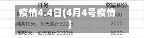 疫情4.4日(4月4号疫情)-第3张图片