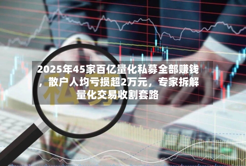 2025年45家百亿量化私募全部赚钱，散户人均亏损超2万元，专家拆解量化交易收割套路-第3张图片