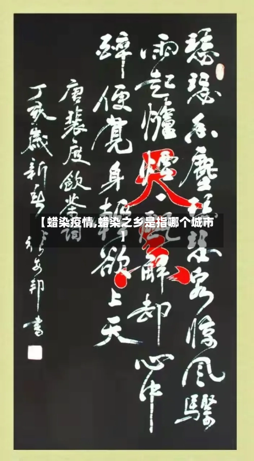 【蜡染疫情,蜡染之乡是指哪个城市】