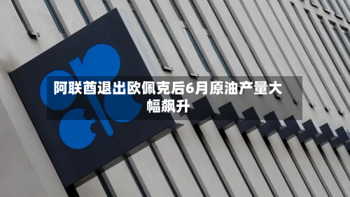 阿联酋退出欧佩克后6月原油产量大幅飙升