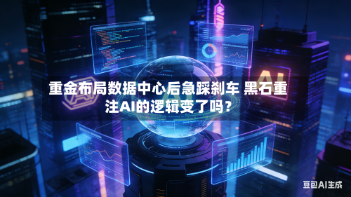 重金布局数据中心后急踩刹车 黑石重注AI的逻辑变了吗？
