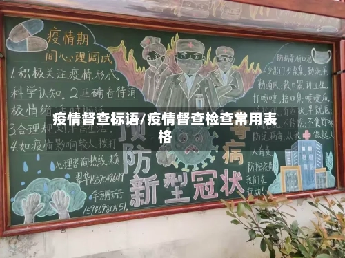 疫情督查标语/疫情督查检查常用表格-第3张图片