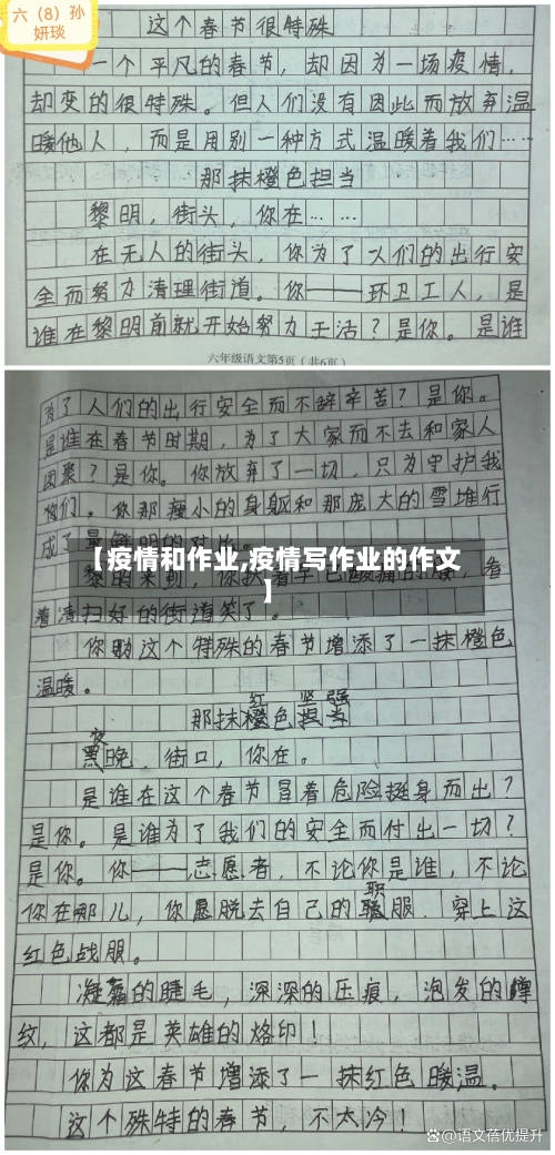 【疫情和作业,疫情写作业的作文】