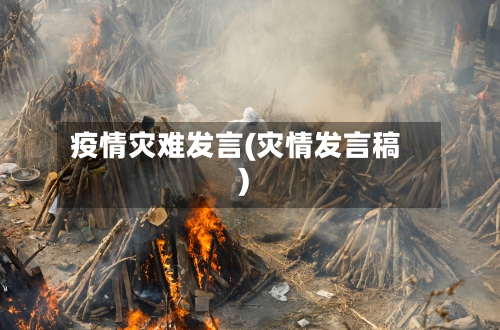 疫情灾难发言(灾情发言稿)-第3张图片