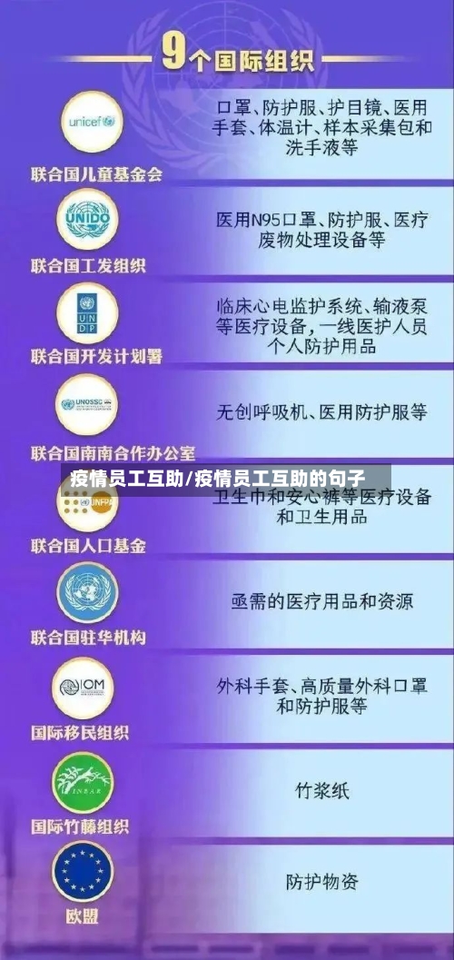 疫情员工互助/疫情员工互助的句子