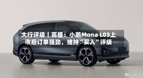大行评级｜高盛：小鹏Mona L03上市后订单强劲	，维持“买入”评级-第2张图片