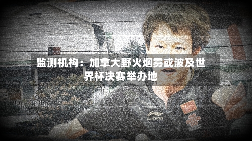 监测机构：加拿大野火烟雾或波及世界杯决赛举办地-第2张图片