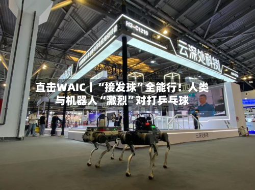 直击WAIC丨“接发球”全能行！人类与机器人“激烈”对打乒乓球