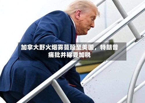 加拿大野火烟雾蔓延至美国，特朗普痛批并称要加税-第2张图片