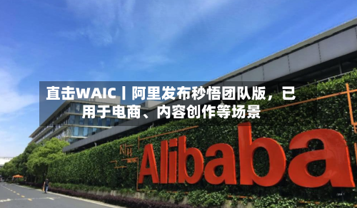 直击WAIC丨阿里发布秒悟团队版，已用于电商	、内容创作等场景-第3张图片
