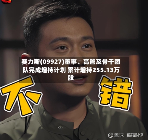 赛力斯(09927)董事、高管及骨干团队完成增持计划 累计增持255.13万股