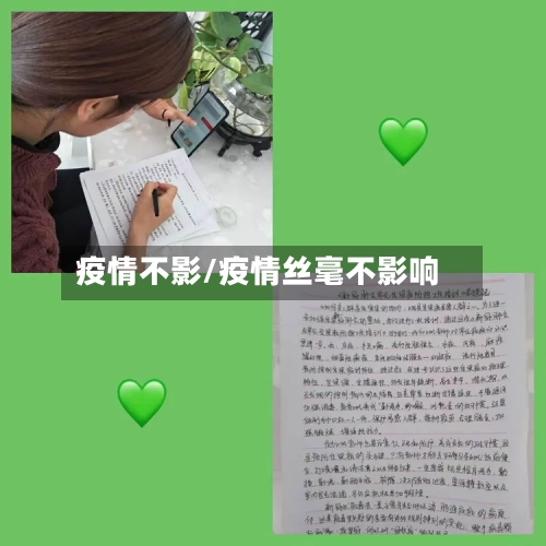 疫情不影/疫情丝毫不影响