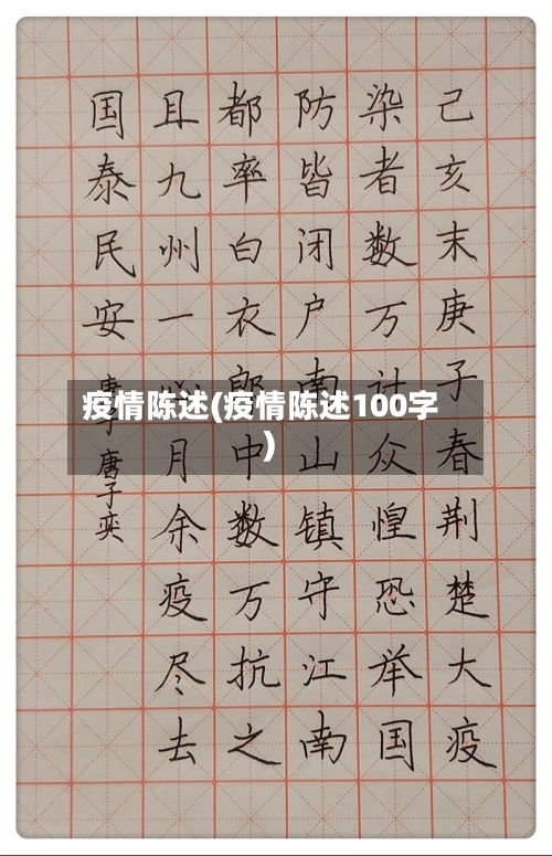 疫情陈述(疫情陈述100字)