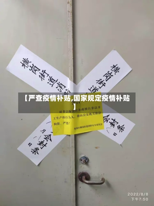 【严查疫情补贴,国家规定疫情补贴】-第3张图片