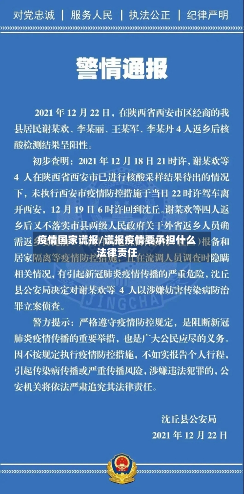 疫情国家谎报/谎报疫情要承担什么法律责任-第3张图片