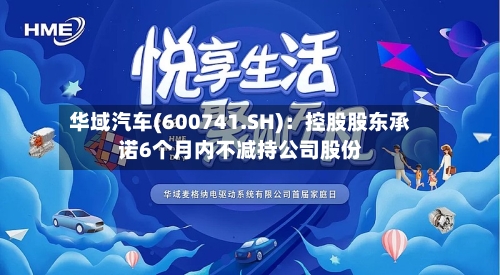 华域汽车(600741.SH)：控股股东承诺6个月内不减持公司股份-第2张图片