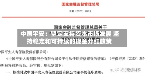 中国平安：坚定支持资本市场发展 坚持稳定和可持续的现金分红政策