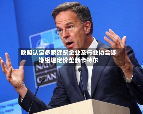 欧盟认定多家建筑企业及行业协会涉嫌组建定价垄断卡特尔