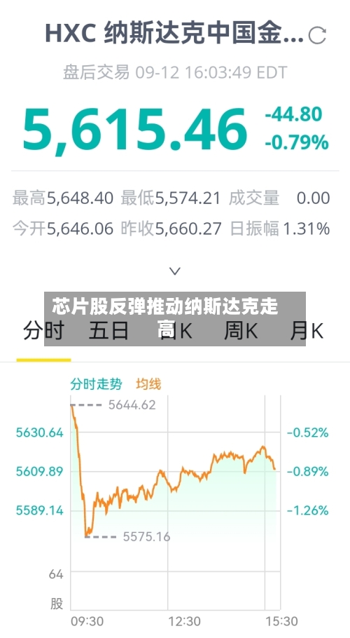 芯片股反弹推动纳斯达克走高-第3张图片