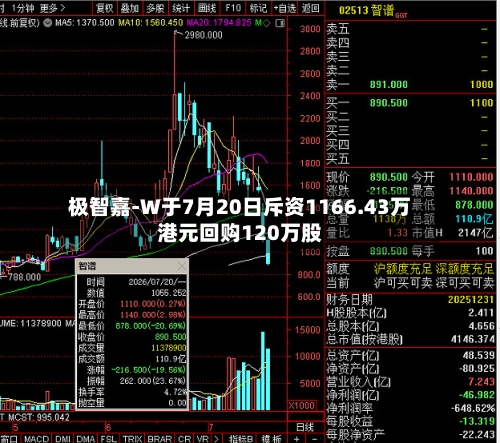 极智嘉-W于7月20日斥资1166.43万港元回购120万股