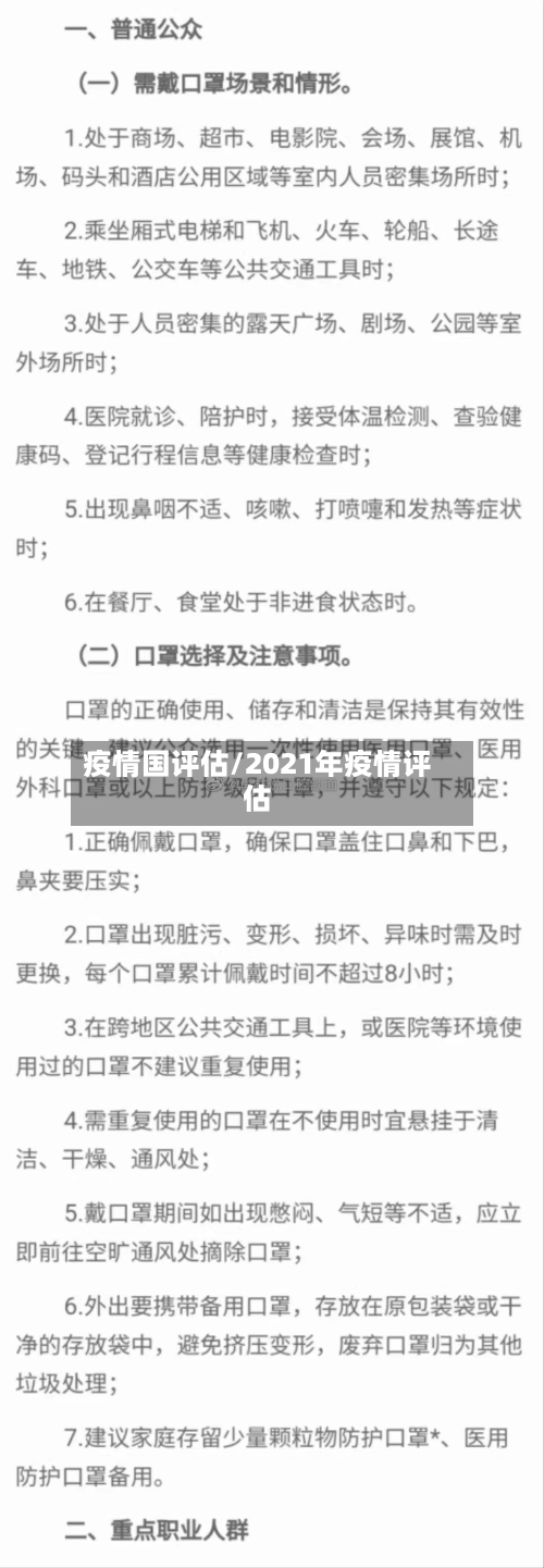 疫情国评估/2021年疫情评估-第2张图片