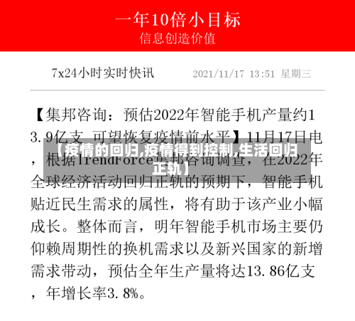 【疫情的回归,疫情得到控制,生活回归正轨】-第3张图片