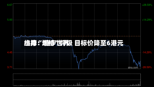 小摩：特步世界维持“增持”评级 目标价降至6港元