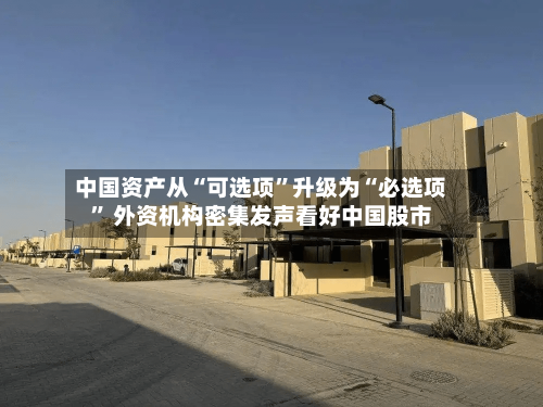 中国资产从“可选项”升级为“必选项	” 外资机构密集发声看好中国股市-第3张图片