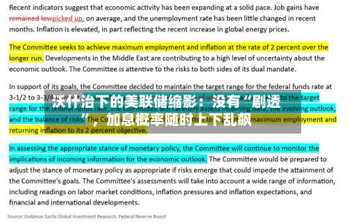 沃什治下的美联储缩影：没有“剧透”，加息概率随时上下乱飙-第3张图片