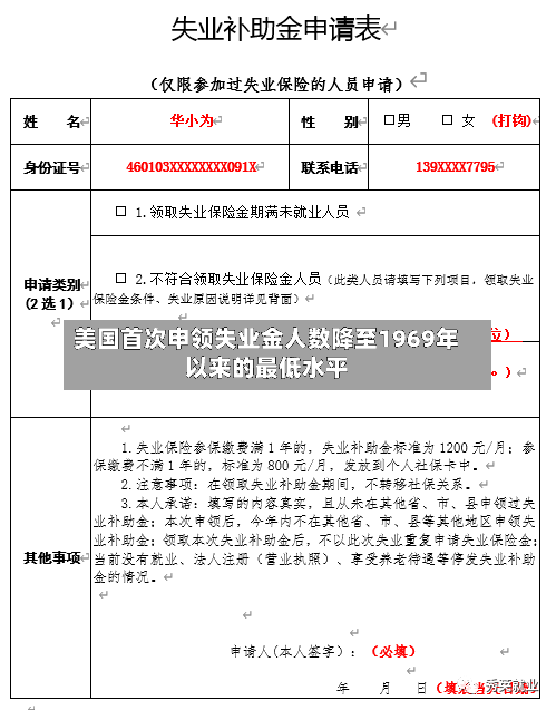 美国首次申领失业金人数降至1969年以来的最低水平-第2张图片
