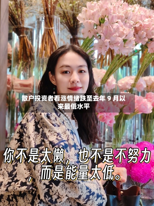 散户投资者看涨情绪跌至去年 9 月以来最低水平-第2张图片