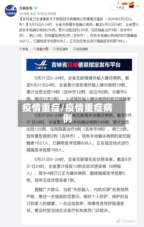 疫情重症/疫情重症病例