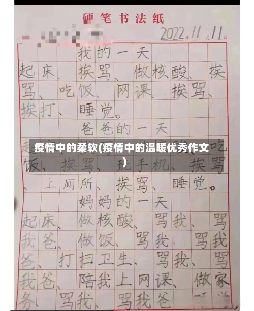 疫情中的柔软(疫情中的温暖优秀作文)-第2张图片