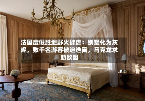 法国度假胜地野火肆虐：别墅化为灰烬	，数千名游客被迫逃离，马克龙求助欧盟-第3张图片