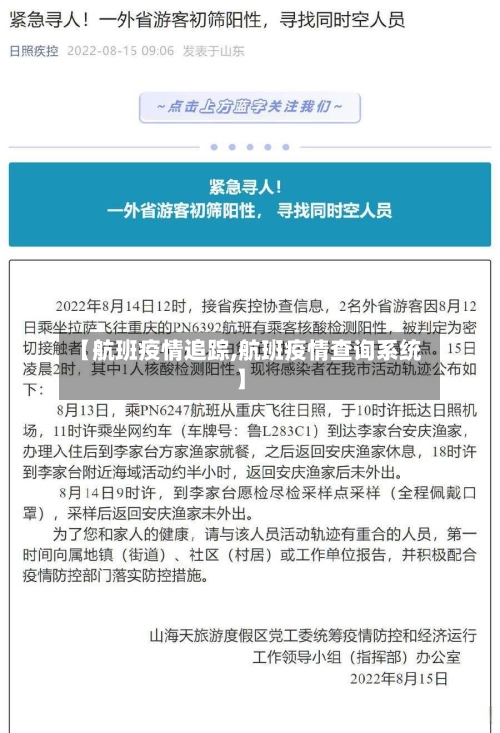 【航班疫情追踪,航班疫情查询系统】-第3张图片