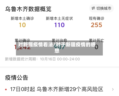 对新疆疫情看法/对于新疆疫情的感想