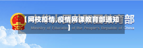 【网校疫情,疫情网课教育部通知】-第3张图片