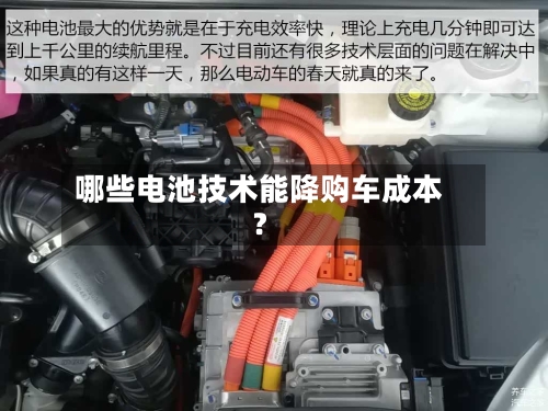 哪些电池技术能降购车成本？-第2张图片