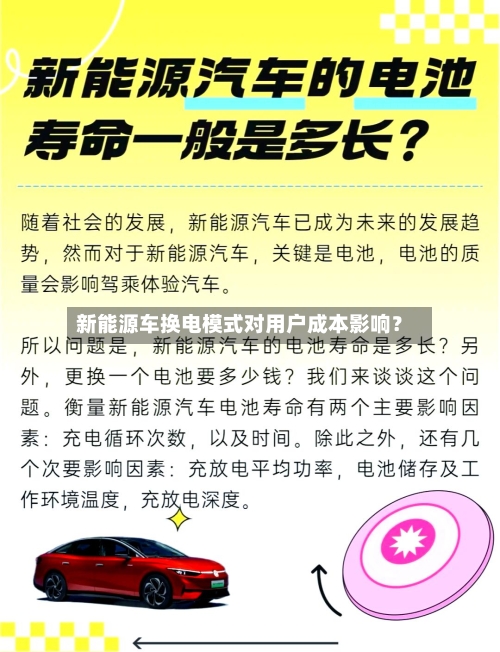 新能源车换电模式对用户成本影响？