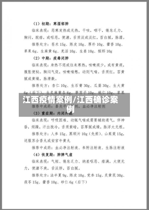 江西疫情案例/江西确诊案例