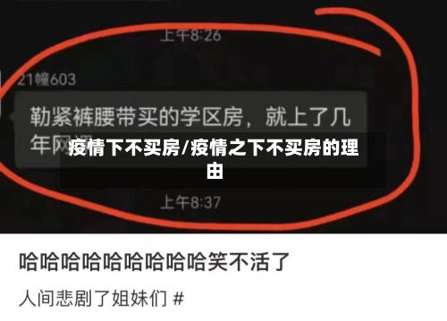 疫情下不买房/疫情之下不买房的理由-第3张图片