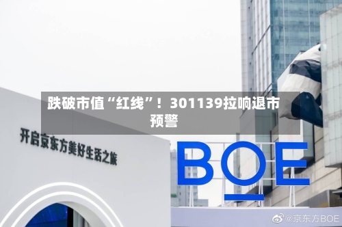 跌破市值“红线”！301139拉响退市预警