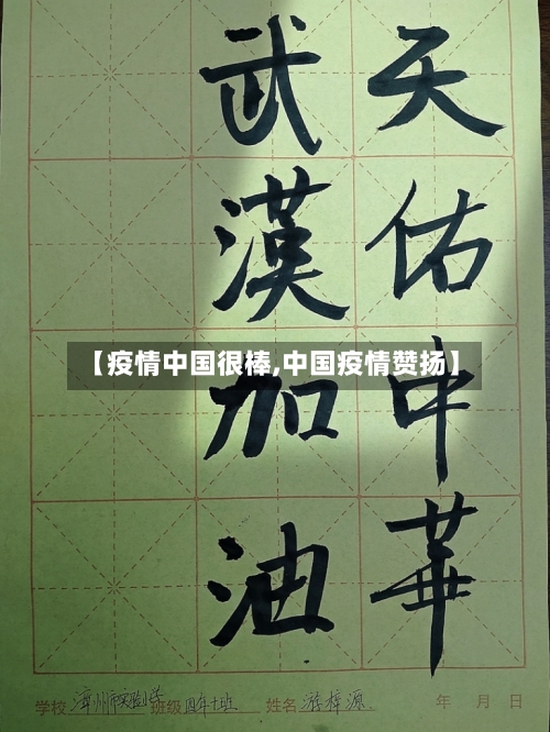 【疫情中国很棒,中国疫情赞扬】