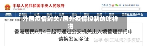 外国疫情封关/国外疫情控制的咋样啦