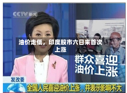 油价走低，印度股市六日来首次上涨-第2张图片