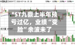*ST九鼎上半年预亏过亿，业绩“变脸”余波未了