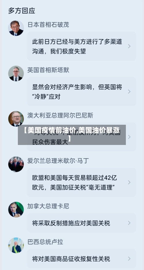 【美国疫情前油价,美国油价暴涨】