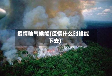 疫情啥气候能(疫情什么时候能下去)